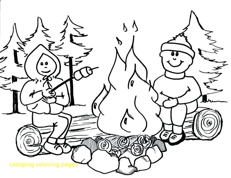 Camping Coloring Pages Camping Coloring Book Also Water Safety 960x741 Camping Coloring Pages Camping Coloring Book Also Water Safety