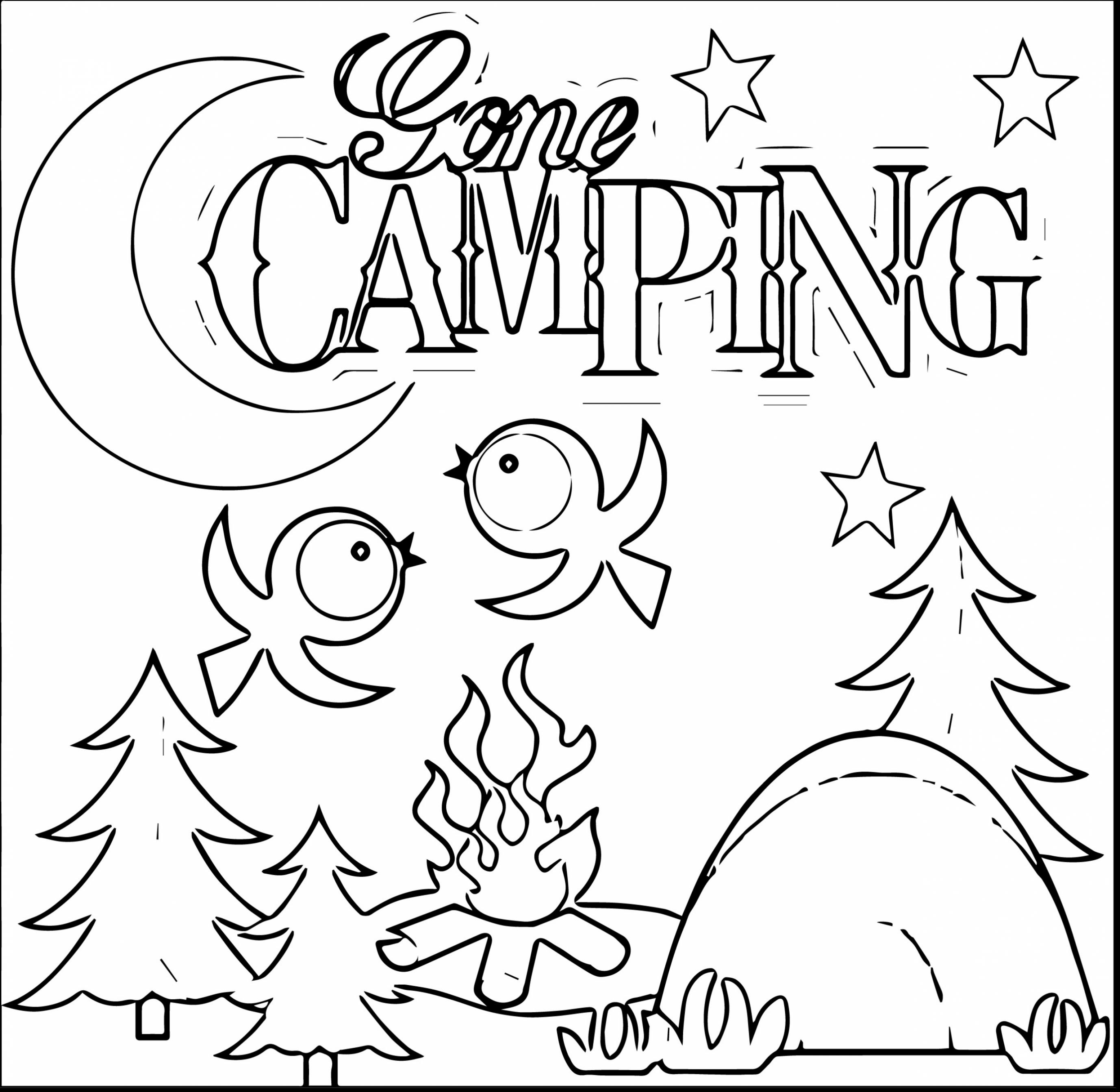 2756x2686 Weird Camping Coloring Sheets Girl Scout Pages Download