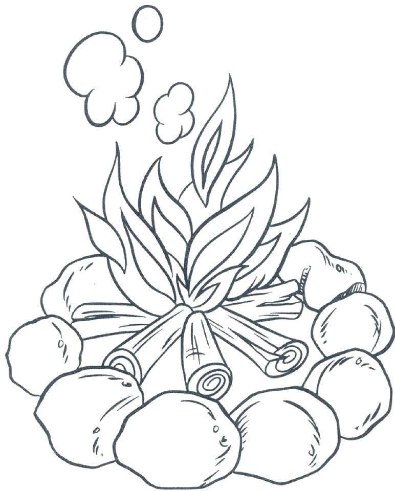 772x960 Camping Coloring Pages Camping Coloring Pages Printable Camping