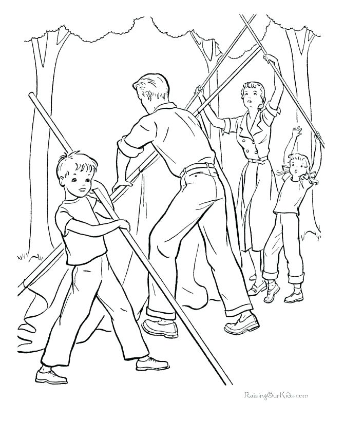 670x820 Camping Coloring Pages Pdf Camping Coloring Page Camping Colouring