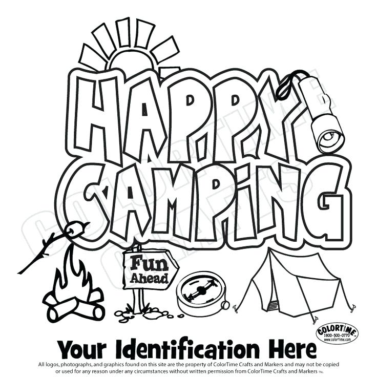 Camping Coloring Pages Ideas Collection Printable Camping Coloring 736x736 Camping Coloring Pages Ideas Collection Printable Camping Coloring