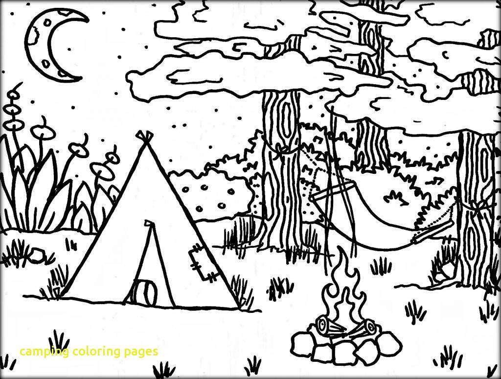Camping Coloring Pages Coloring Pages Camping Coloring Pages Print 1024x774 Camping Coloring Pages Coloring Pages Camping Coloring Pages Print