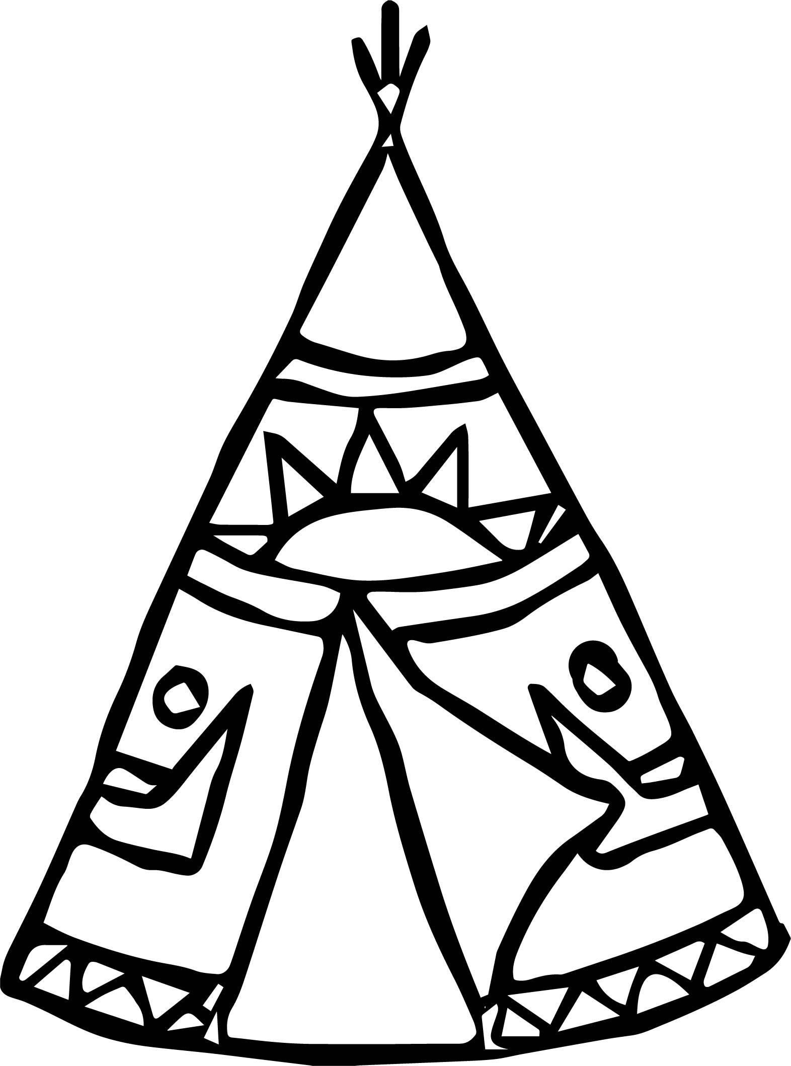 Indian Tent Coloring Page Bltidm 1572x2118 Indian Tent Coloring Page Bltidm
