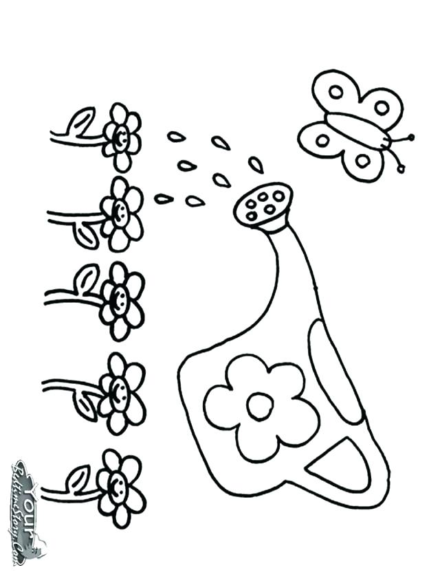 Watering Can Coloring Page Watering Can Coloring Page Watering 640x849 Watering Can Coloring Page Watering Can Coloring Page Watering