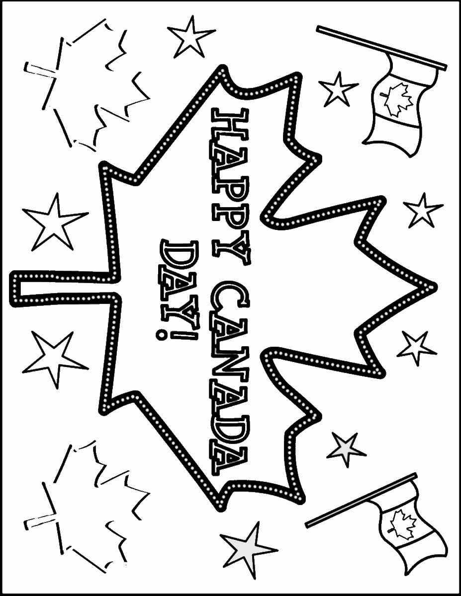 Canada Day Coloring Pages 927x1200 Canada Day Coloring Pages