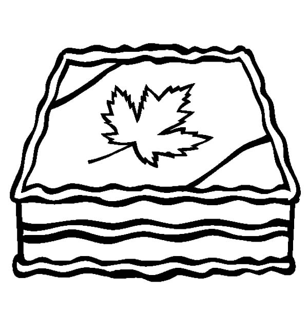 Cake Coloring Pages For Canada Day 600x612 Cake Coloring Pages For Canada Day