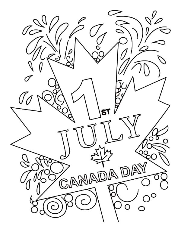 July First Is Canada Day Coloring Pages 600x771 July First Is Canada Day Coloring Pages
