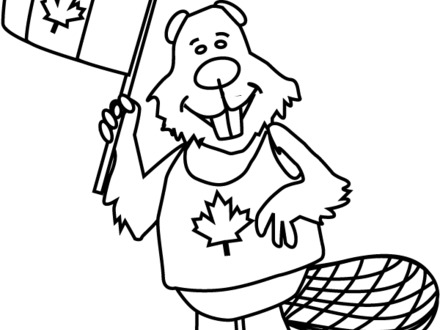 440x330 35 Canada Flag Coloring Page, Canada Day Free Colouring Pages