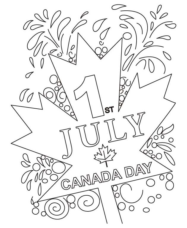 630x768 Canada Day Printable Coloring Pages Free General Book Colorng High