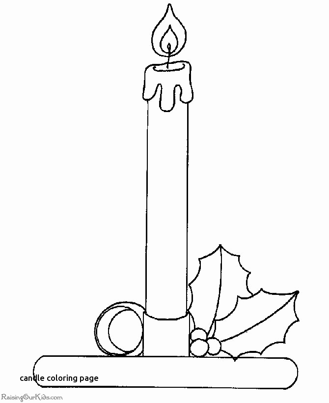 670x820 Coloring Pages Of Birthday Candles Pics Candle Coloring Page