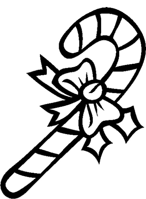 500x677 Christmas Candy Canes Coloring Page Christmas
