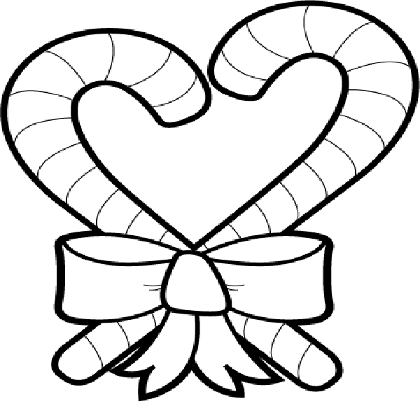 600x600 Coloring Pages Of Candy 13 Christmas Candy Cane Coloring Pages