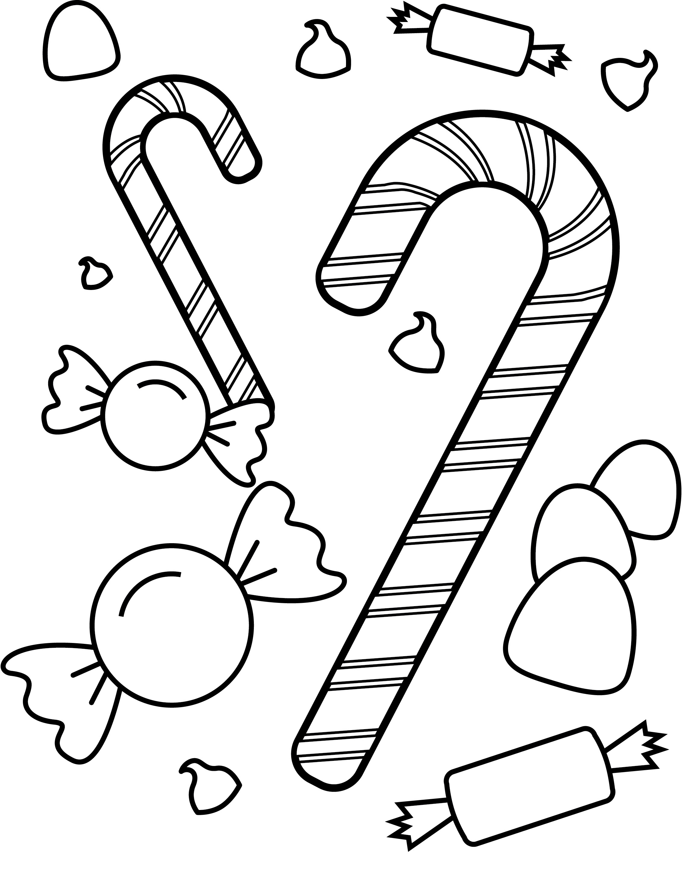 2268x2916 Free Printable Candy Coloring Pages For Kids