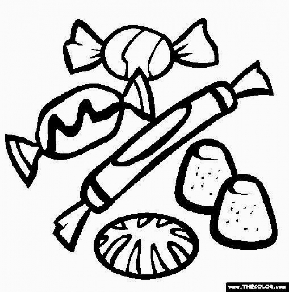 950x960 Get This Simple Candy Coloring Pages To Print For Preschoolers Cdsxi !