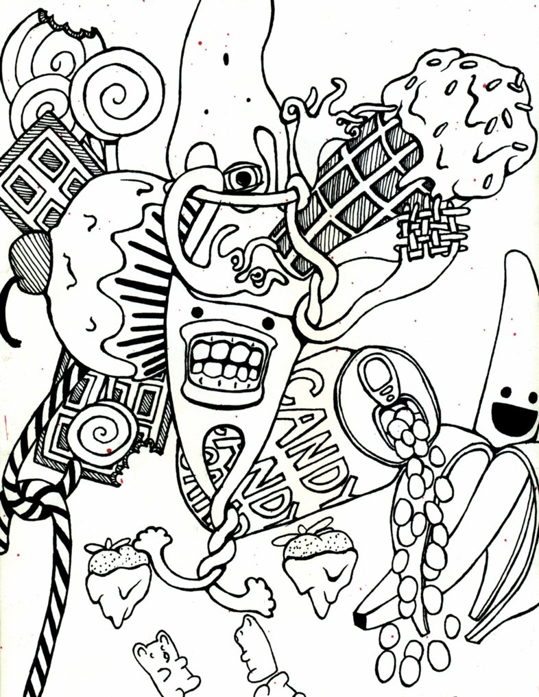786x1017 Candy Coloring Pages Awesome Candy Coloring Page Twisty Noodle