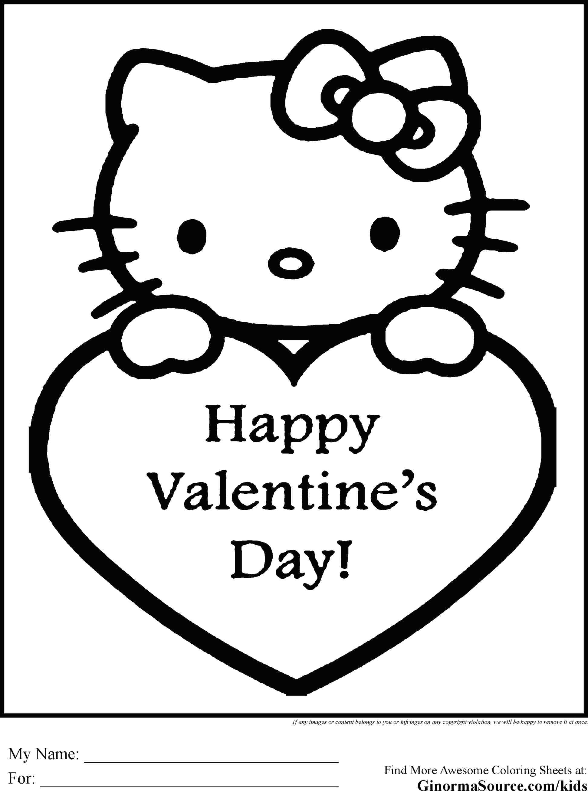 1943x2615 Cool Coloring Valentine Heart Coloring Page Day Cute Words Happy