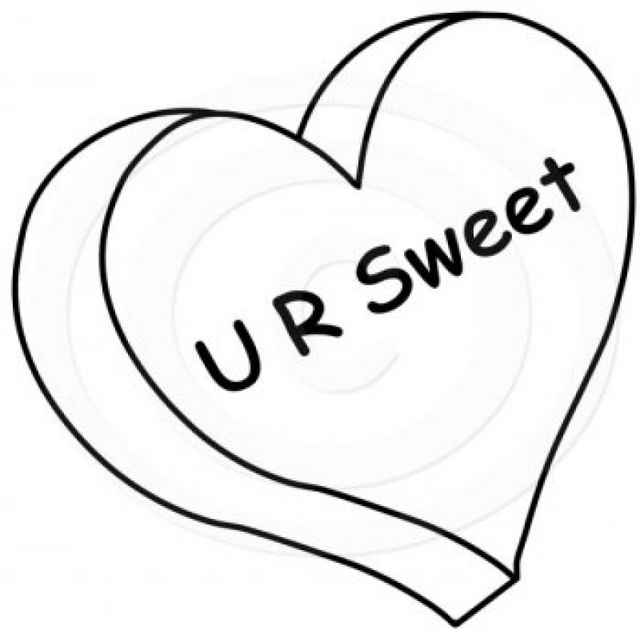 Candy Heart Coloring Coloring Pages