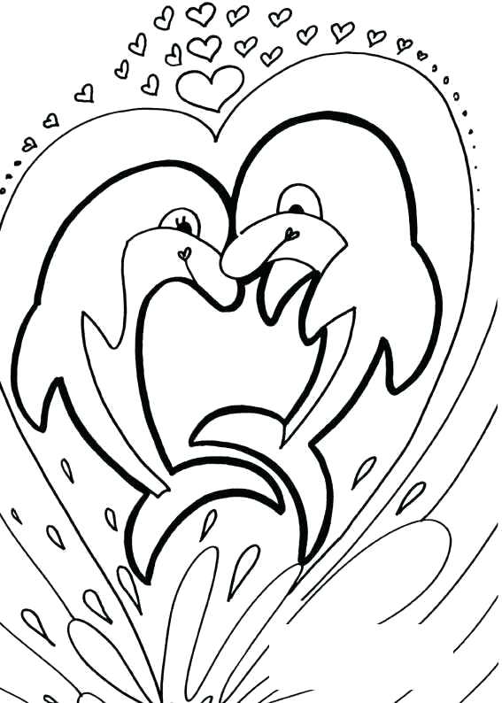 567x794 A Heart Coloring Sheet