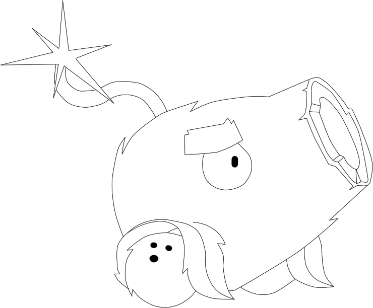 Plants Vs Zombies 2 Coconut Cannon Coloring Pages 740x612 Plants Vs Zombies 2 Coconut Cannon Coloring Pages