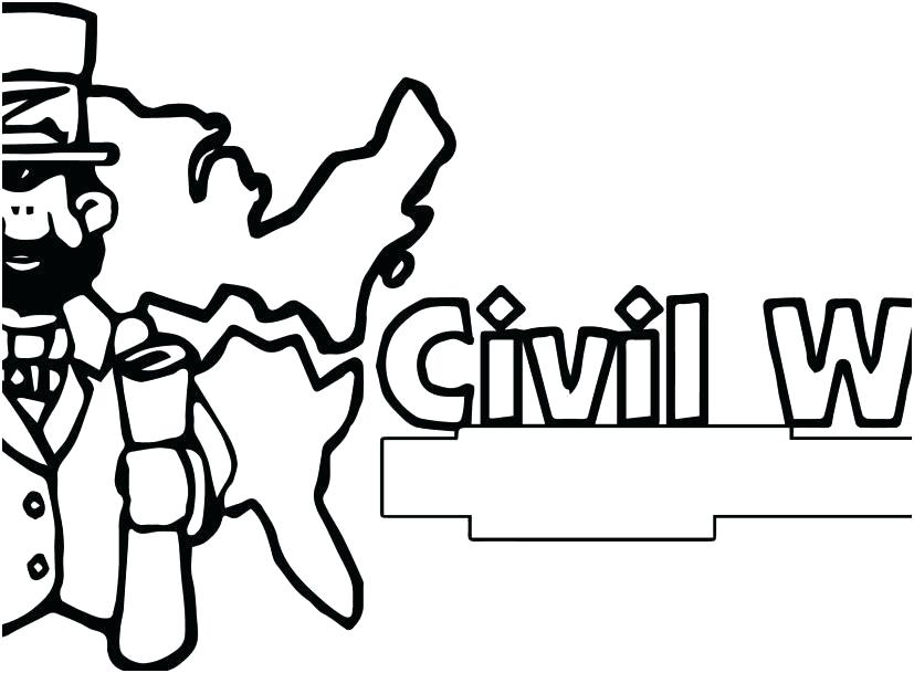 Civil War Cannon Coloring Pages 827x609 Civil War Cannon Coloring Pages