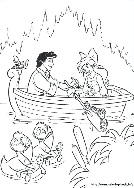 567x794 Mermaid Printable Coloring Pages