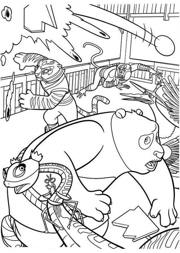 Po And The Furious Five Attacked By Canon In Kung Fu Panda 600x840 Po And The Furious Five Attacked By Canon In Kung Fu Panda