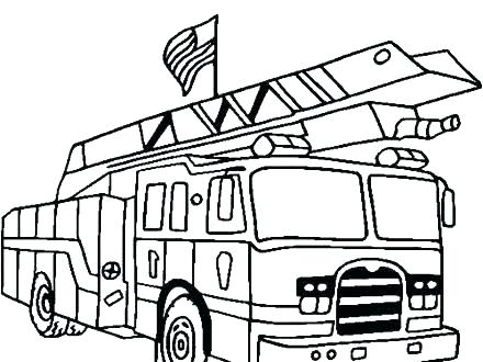 Fire Truck Coloring Pages 440x330 Fire Truck Coloring Pages