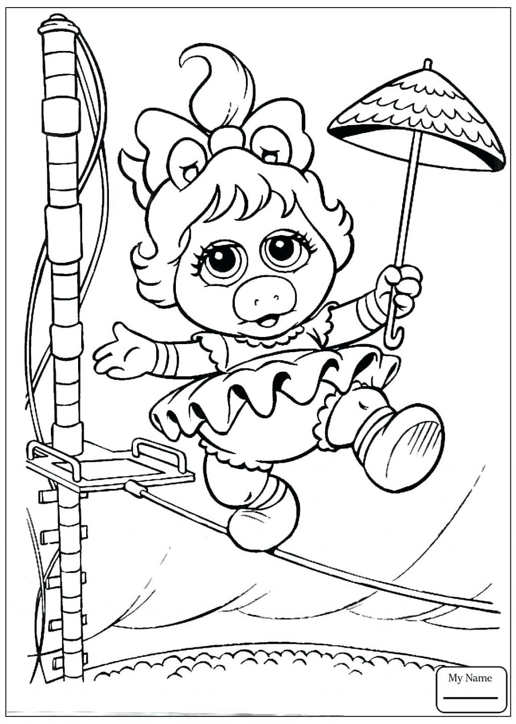 1024x1435 Coloring Page ~ Muppets Coloring Pages Baby Scooter In Grand