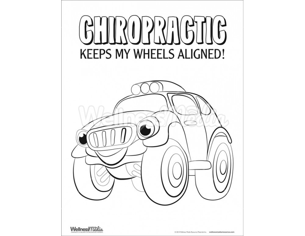 1000x773 Chiropractic Coloring Pages