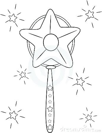 345x450 Magic Wand Coloring Page Magic Wand Coloring Page Wizard Waving