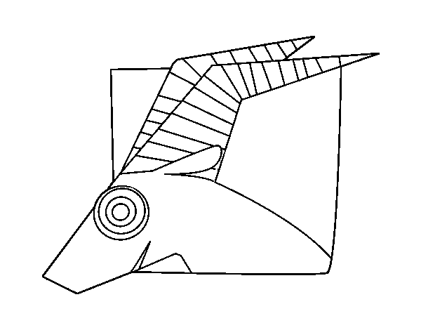 600x470 Capricorn Zodiac Coloring Page