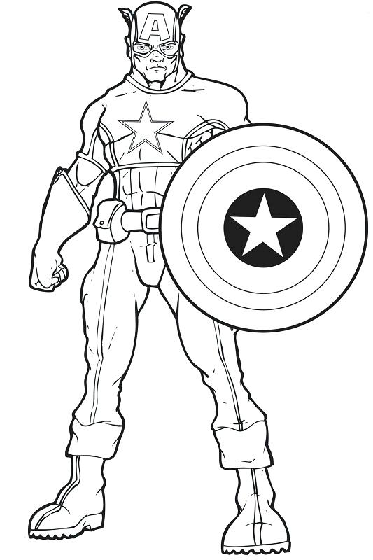 Captain America Coloring Page Captain Civil War Captain America 533x800 Captain America Coloring Page Captain Civil War Captain America