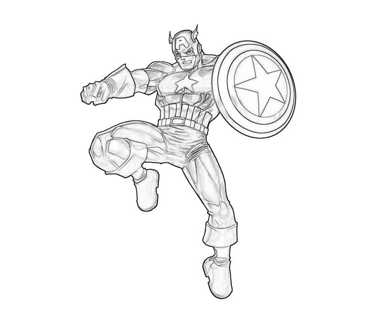 Captain America Coloring Pages 800x667 Captain America Coloring Pages
