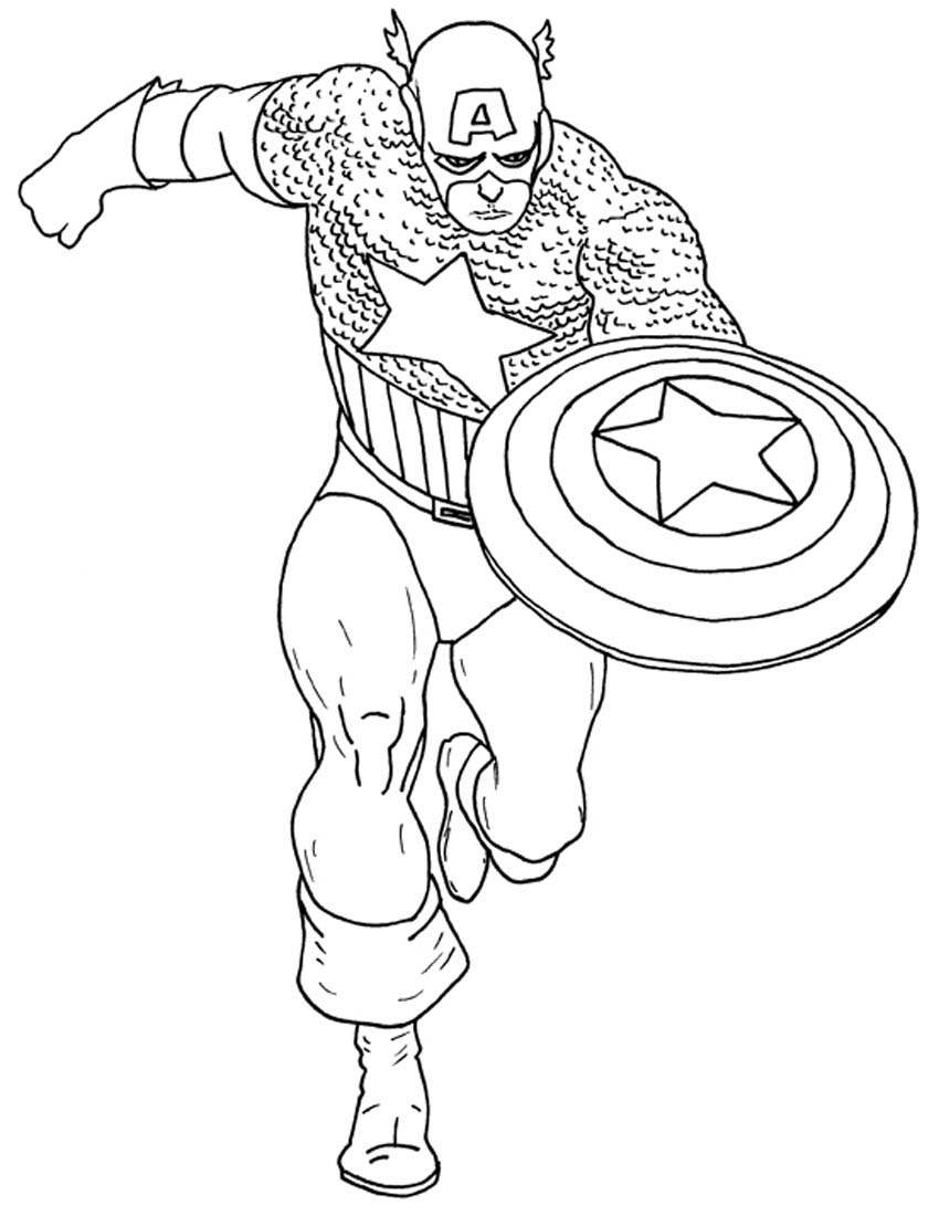 Printable Captain America Coloring Pages Free Coloring Pages 850x1109 Printable Captain America Coloring Pages Free Coloring Pages