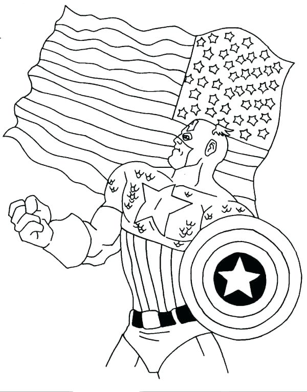 Coloring Pictures Of Captain America Captain Color Pages Avengers 600x766 Coloring Pictures Of Captain America Captain Color Pages Avengers