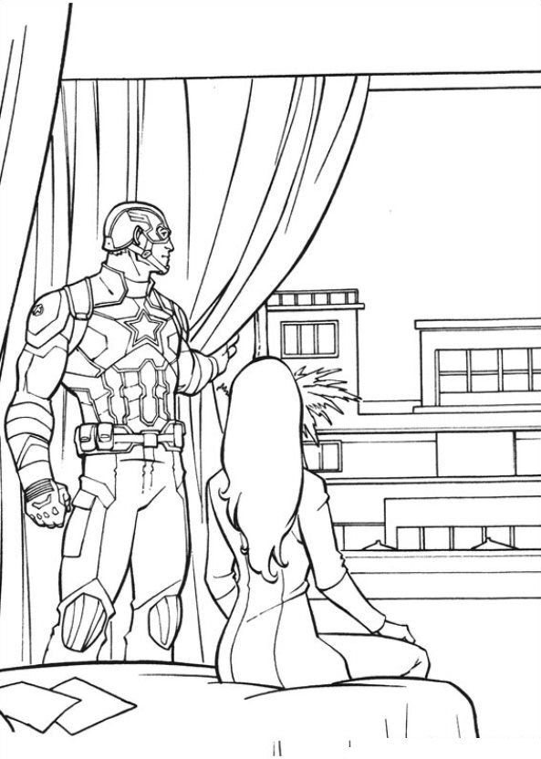 Kids N 16 Coloring Pages Of Captain America Civil War 593x832 Kids N 16 Coloring Pages Of Captain America Civil War
