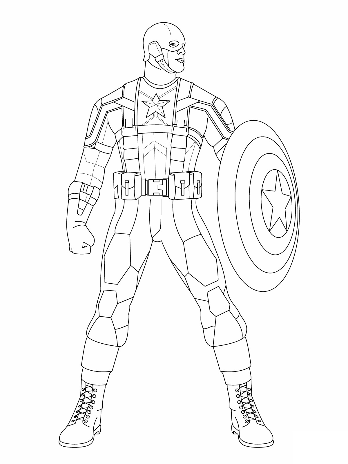 1200x1600 Cool Captain America Coloring Pages Photos On Captain America