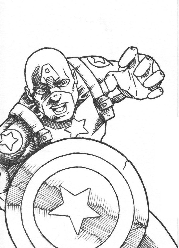Captain America Shield Coloring Pages Printable Captain America 760x1050 Captain America Shield Coloring Pages Printable Captain America