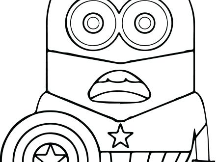 440x330 Captain America Shield Coloring Page Captain Shield Coloring Pages