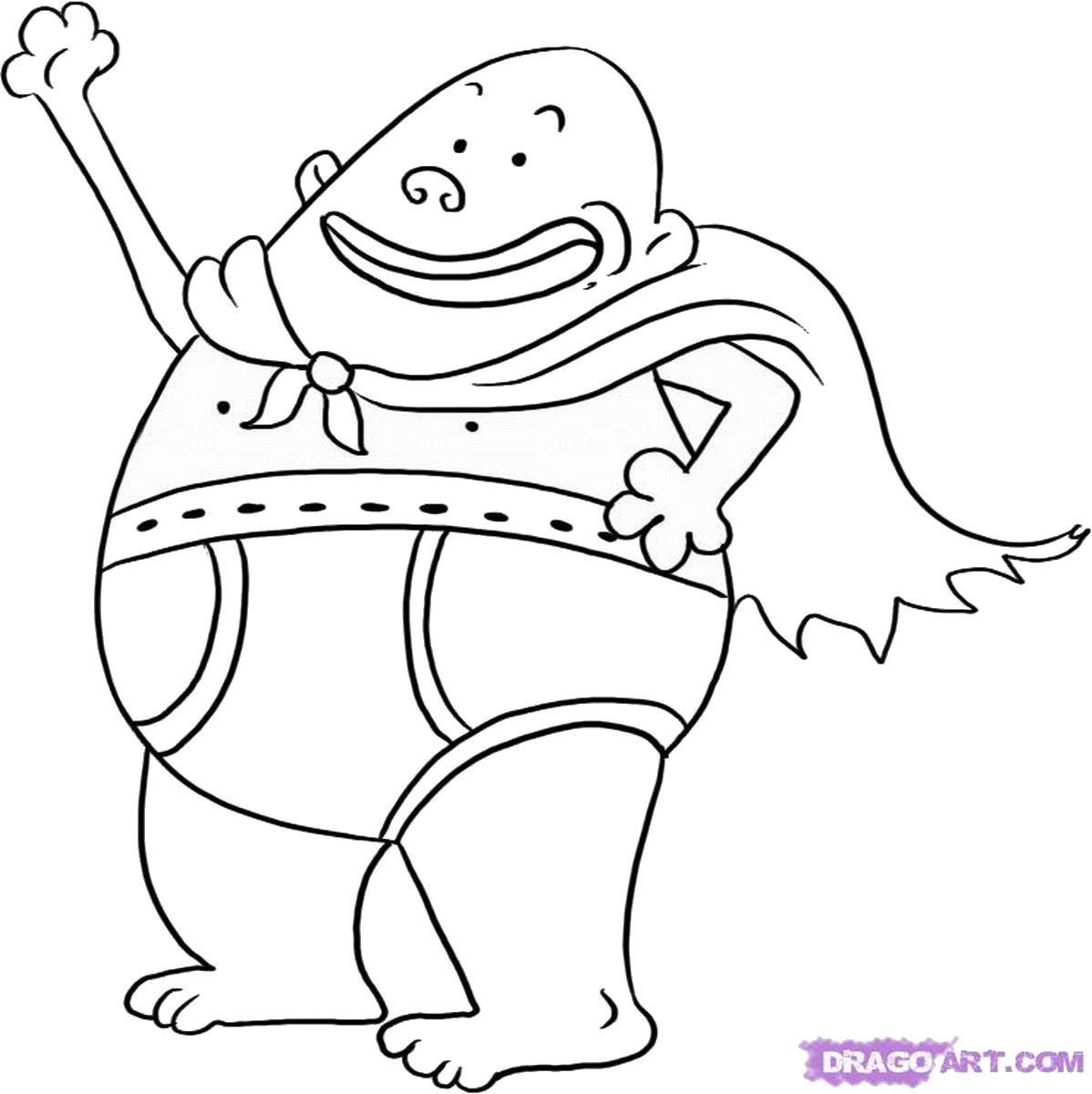 Captain Underpants Coloring Pages 1198x1200 Captain Underpants Coloring Pages
