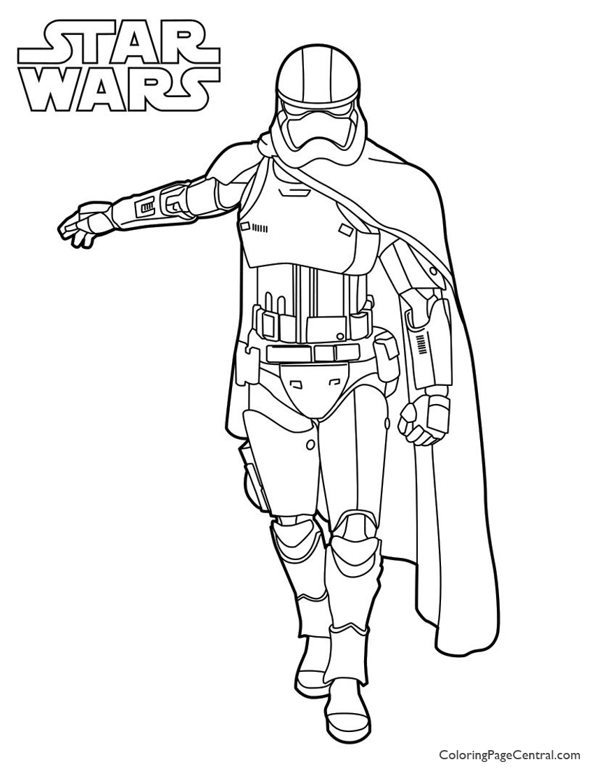 Star Wars Captain Phasma Coloring Page Coloring Page Central 850x1100 Star Wars Captain Phasma Coloring Page Coloring Page Central