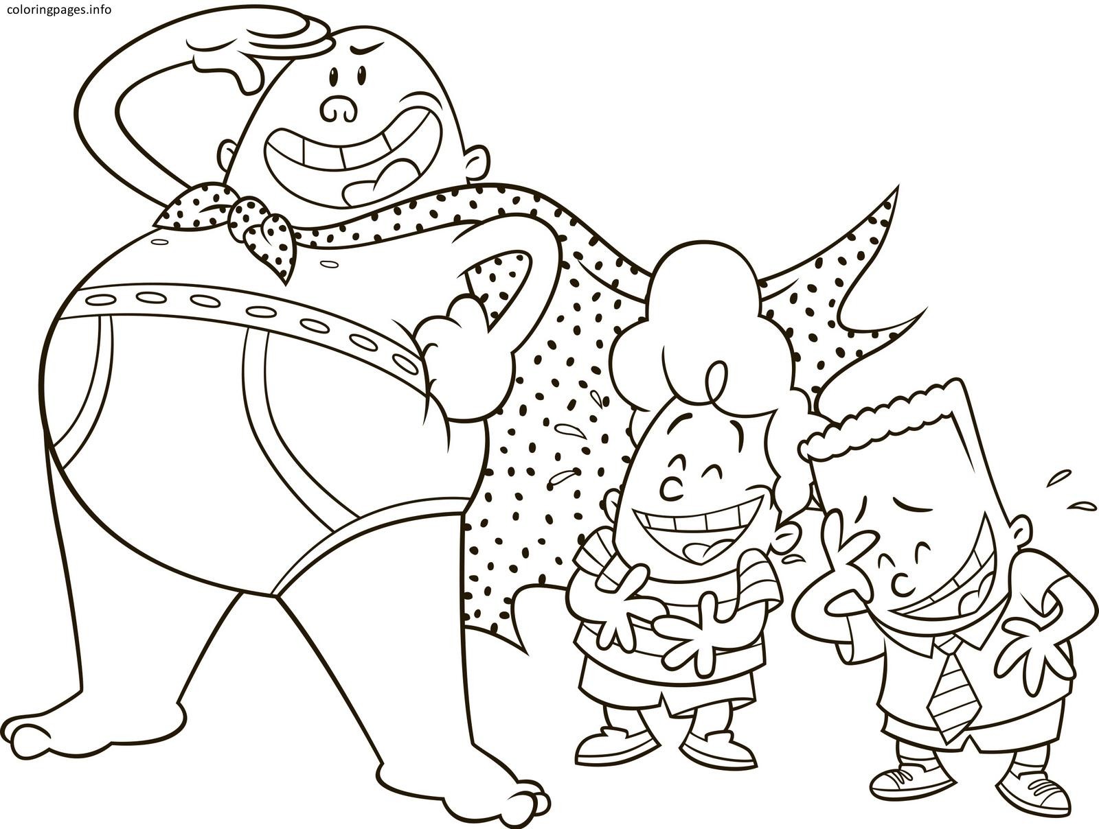 1600x1208 Luxury Captain Underpants Coloring Pages Advance