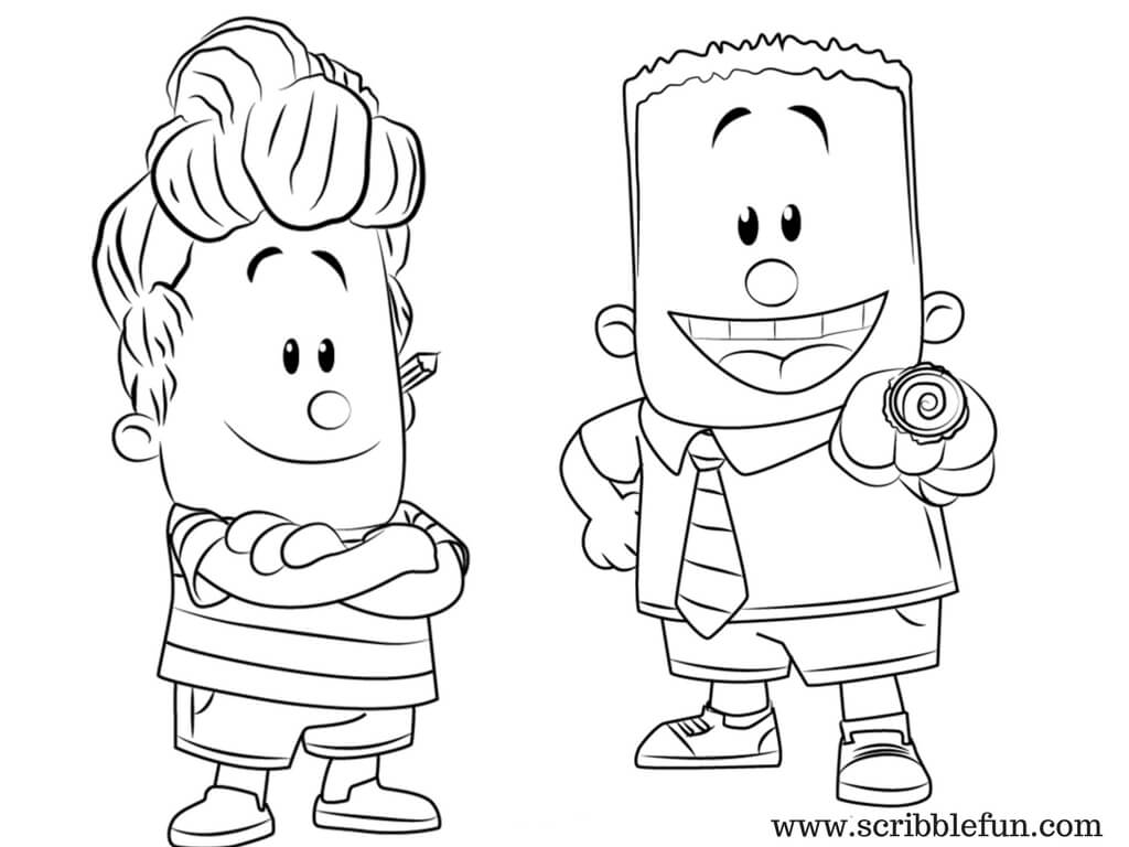 Free Printable Captain Underpants Coloring Pages 1024x768 Free Printable Captain Underpants Coloring Pages