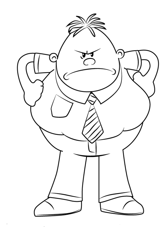 Free Printable Captain Underpants Coloring Pages 566x800 Free Printable Captain Underpants Coloring Pages