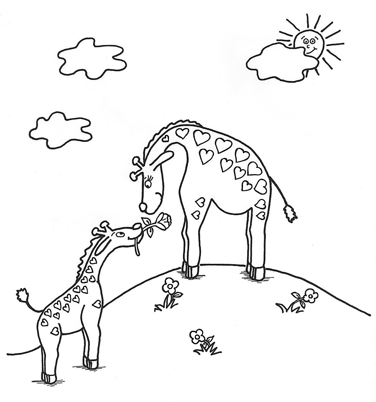 Happy Mother's Day Coloring Pages 1235x1321 Happy Mother's Day Coloring Pages