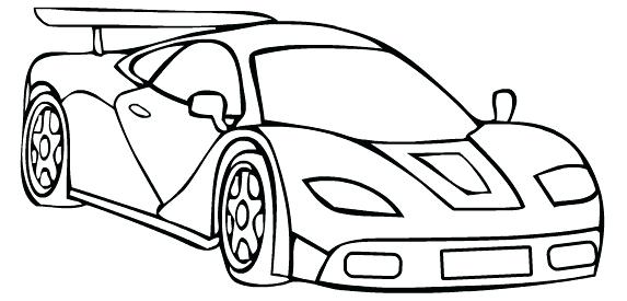 573x275 Car Coloring Pages For Preschoolers Race Car Coloring Pages Photo