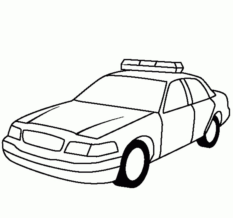 Police Car Coloring Pages 800x750 Police Car Coloring Pages