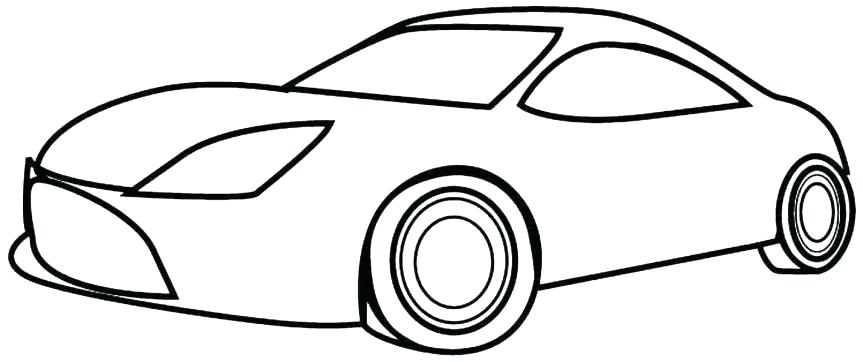 Simple Car Coloring Pages 863x362 Simple Car Coloring Pages