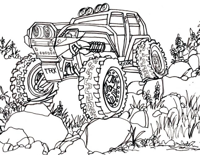 Coloring Pages ~ Cars Coloring Page Summit Trail Truck Drawing 647x500 Coloring Pages ~ Cars Coloring Page Summit Trail Truck Drawing