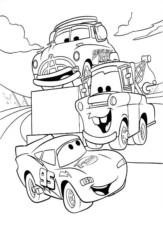 567x794 Disney Cars Coloring Pages Printable